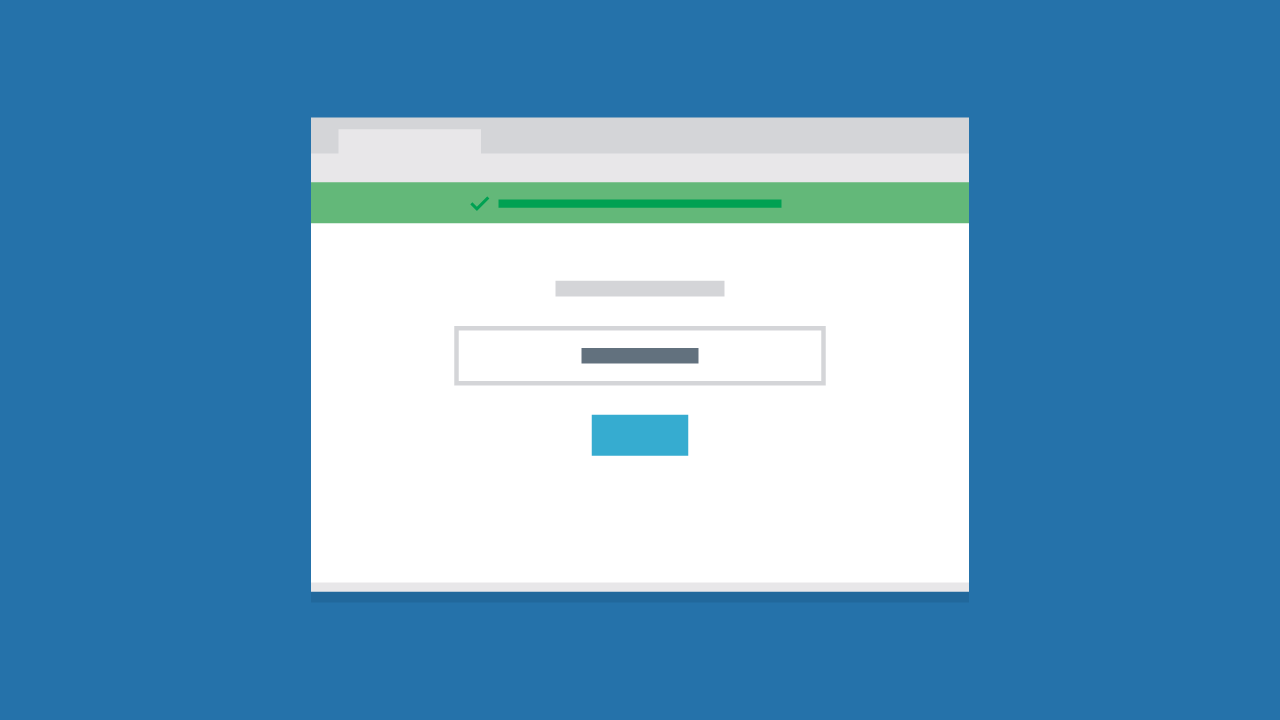 Faux search engine results page